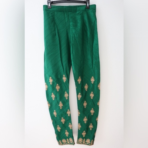 Indian/Pakistani Asian Weddings Fancy Capri Trousers Kameez dress size Small - Picture 10 of 16